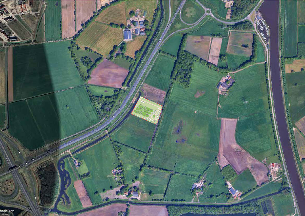 Beoogde locatie Skaeve Huse Zuidbroeksweg Almelo