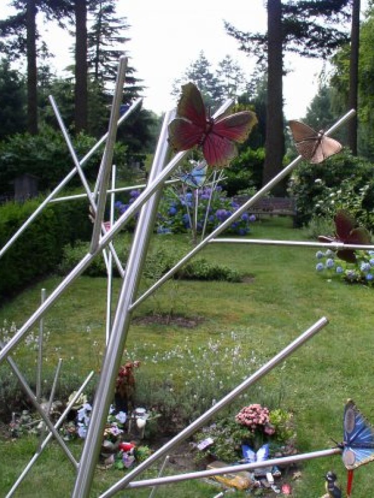 Vlindertuin begraafplaats
